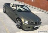 BMW E46 M3 INDIVIDUAL CONVERTIBLE. True classic ever appreciating. 52K MILES for Sale