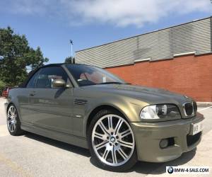 Item BMW E46 M3 INDIVIDUAL CONVERTIBLE. True classic ever appreciating. 52K MILES for Sale