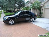 2007 BMW 5-Series Black Leather Interior