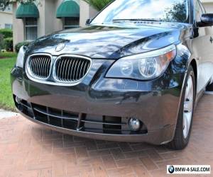 Item 2007 BMW 5-Series Black Leather Interior for Sale