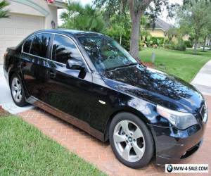 Item 2007 BMW 5-Series Black Leather Interior for Sale