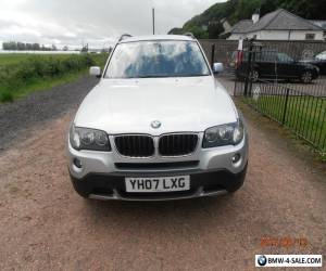 BMW X 3 2.0 LITRE SE 5 DOOR SILVER BLACK TRIM for Sale