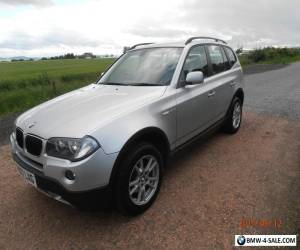 Item BMW X 3 2.0 LITRE SE 5 DOOR SILVER BLACK TRIM for Sale