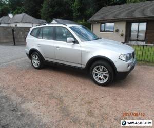 Item BMW X 3 2.0 LITRE SE 5 DOOR SILVER BLACK TRIM for Sale