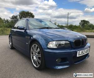 Item BMW E46 M3 2002 6 SPEED MANUAL FULL SERVICE HISTORY NOT MODIFIED  for Sale