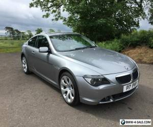 Item BMW 630i  Auto 2dr SAT NAV  Grey with BLACK LEATHER LOW MILEAGE FSH Full Mot for Sale