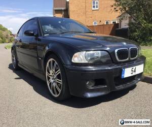 Item 2004 54 Bmw e46 M3 Carbon Black SMG Sat Nav Harman Kardon HPI Clear Facelift  for Sale