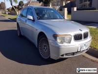 BMW  735Li 2002 Silver Black interior