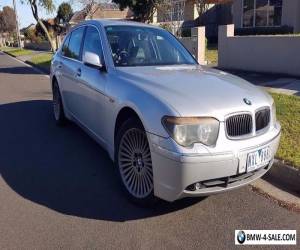 BMW  735Li 2002 Silver Black interior for Sale