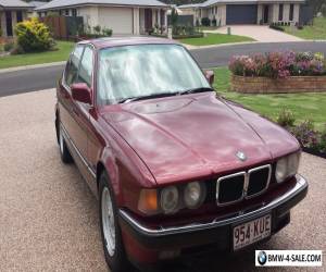 Item BMW 740IL 7 SERIES 1993 SEDAN MAROON COLOUR AUTOMATIC  IN VERY GOOD CONDITON for Sale