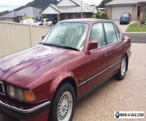 Item BMW 740IL 7 SERIES 1993 SEDAN MAROON COLOUR AUTOMATIC  IN VERY GOOD CONDITON for Sale