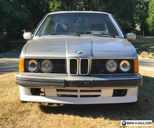 Item 1988 BMW 6-Series 635csi for Sale