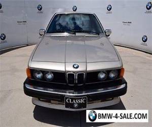 Item 1987 BMW 6-Series 635CSI for Sale