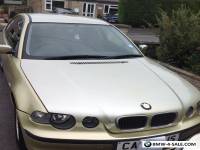 BMW 316 compact.02 reg. MOT till 27th of February 2018 .Runs well spares or reps