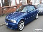 BMW 318 SE Convertible, 2.0, 2002, Blue for Sale