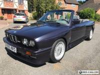 BMW E30 M3 CONVERTIBLE IN MACOU BLUE WITH EXTENDED GREY LEATHER CLASSIC 