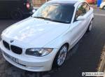 BMW 1 series coupe 120d se, white, 18"allots for Sale