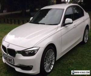 Item BMW 320d Luxury 4d Step Auto 3 series saloon in white 2012 for Sale