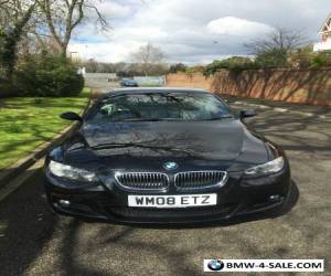 Item 2008 BMW 330I M SPORT E93 CONVERTIBLE AUTO BLACK, FULL YEAR MOT + SERVICE + HPI for Sale