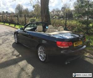 Item 2008 BMW 330I M SPORT E93 CONVERTIBLE AUTO BLACK, FULL YEAR MOT + SERVICE + HPI for Sale