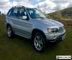 Item 2001 BMW X5 4.4 SPORT 5DR V8 4X4 SILVER BLACK LEATHER NAVIGATION for Sale