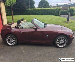 BMW Z4 2.2l 2004 MERLOT RED, LOW MILEAGE for Sale