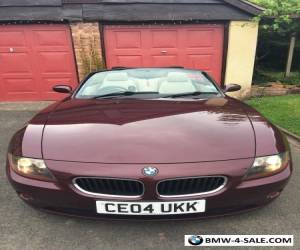 Item BMW Z4 2.2l 2004 MERLOT RED, LOW MILEAGE for Sale