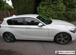 2012 12 BMW F20 1 SERIES  116d SPORT DIESEL WHITE FULL BMW History Alloys 2 Keys for Sale