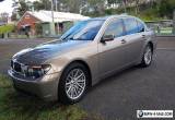 BMW  735Li  2002  Bronze/Cream Int- -- NEW STEM SEALS FITTED for Sale