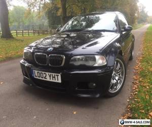 Item BMW M3 2002 Manual 182000 Miles 2 Previous Owner Black with Black Leather HPI Cl for Sale