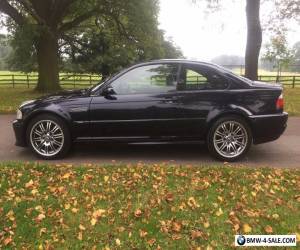 Item BMW M3 2002 Manual 182000 Miles 2 Previous Owner Black with Black Leather HPI Cl for Sale