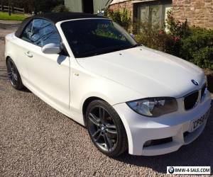 Item BMW 1 series 120D M SPORT CONVERTIBLE WHITE Low Mileage for Sale