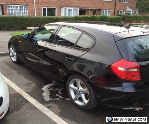 Item Black BMW 1 series 118 .2lt diesel 2007 sold with privet Reg  for Sale