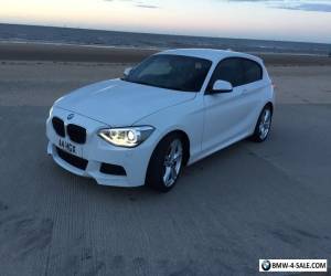 Item BMW 120D M SPORT AUTO WHITE 2013 63 REG 3DR for Sale