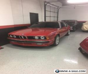 Item 1989 BMW 6-Series for Sale