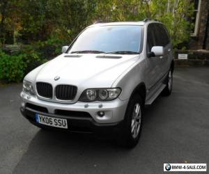 Item 06 06 BMW X5 3.0 D SE AUTO - SILVER-GREY LEATHER-84000 MILES ONLY-1 OWNER FSH## for Sale