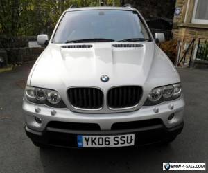 Item 06 06 BMW X5 3.0 D SE AUTO - SILVER-GREY LEATHER-84000 MILES ONLY-1 OWNER FSH## for Sale