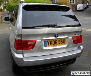 Item 06 06 BMW X5 3.0 D SE AUTO - SILVER-GREY LEATHER-84000 MILES ONLY-1 OWNER FSH## for Sale