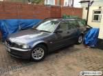 2001 Spares or repair BMW 318i se touring grey auto Leather Starts and drive's for Sale