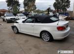 2010 BMW Convertable 120i, 6 speed manual,Damaged,On WOVR for Sale