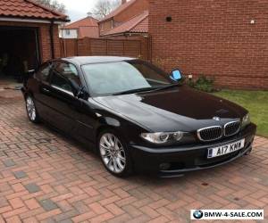 2004(04BMW 320CI M SPORT COUPE.....COSMOS BLACK-GREYLEATHER....STUNNING for Sale