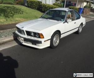 Item 1988 BMW 6-Series for Sale