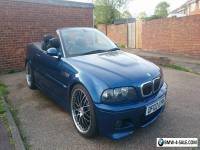 BMW M3 SMG2 CONVERTIBLE, SATNAV, BLACK LEATHER, 19" STAGGERED ALLOYS, REMAPED