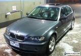 BMW 320i 2002, CHARCOAL GREY, LEATHER INTERIOR, 173,000 KMS, 12 MONTHS REG, GC  for Sale