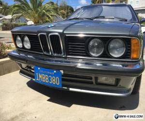 Item 1985 BMW 6-Series for Sale