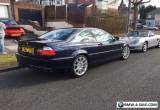 Bmw 320 Ci  SE , birmingham , 18" Alloys , 1yr mot , black leather manual Blue for Sale